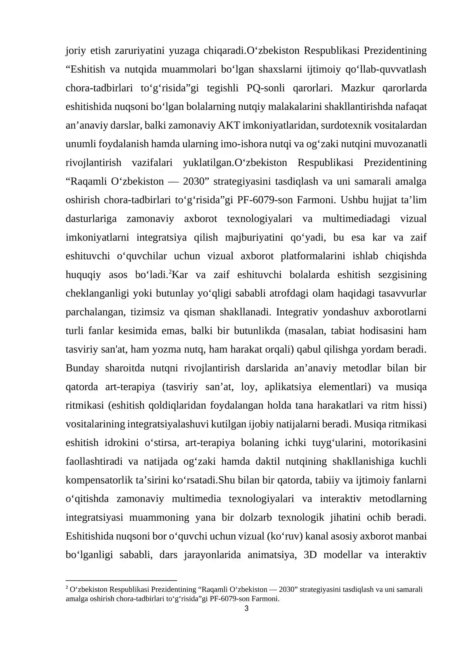 SURDOPEDAGOGIKADA INTEGRATIV TA’LIMNING PEDAGOGIK-PSIXOLOGIK MOHIYATI 3