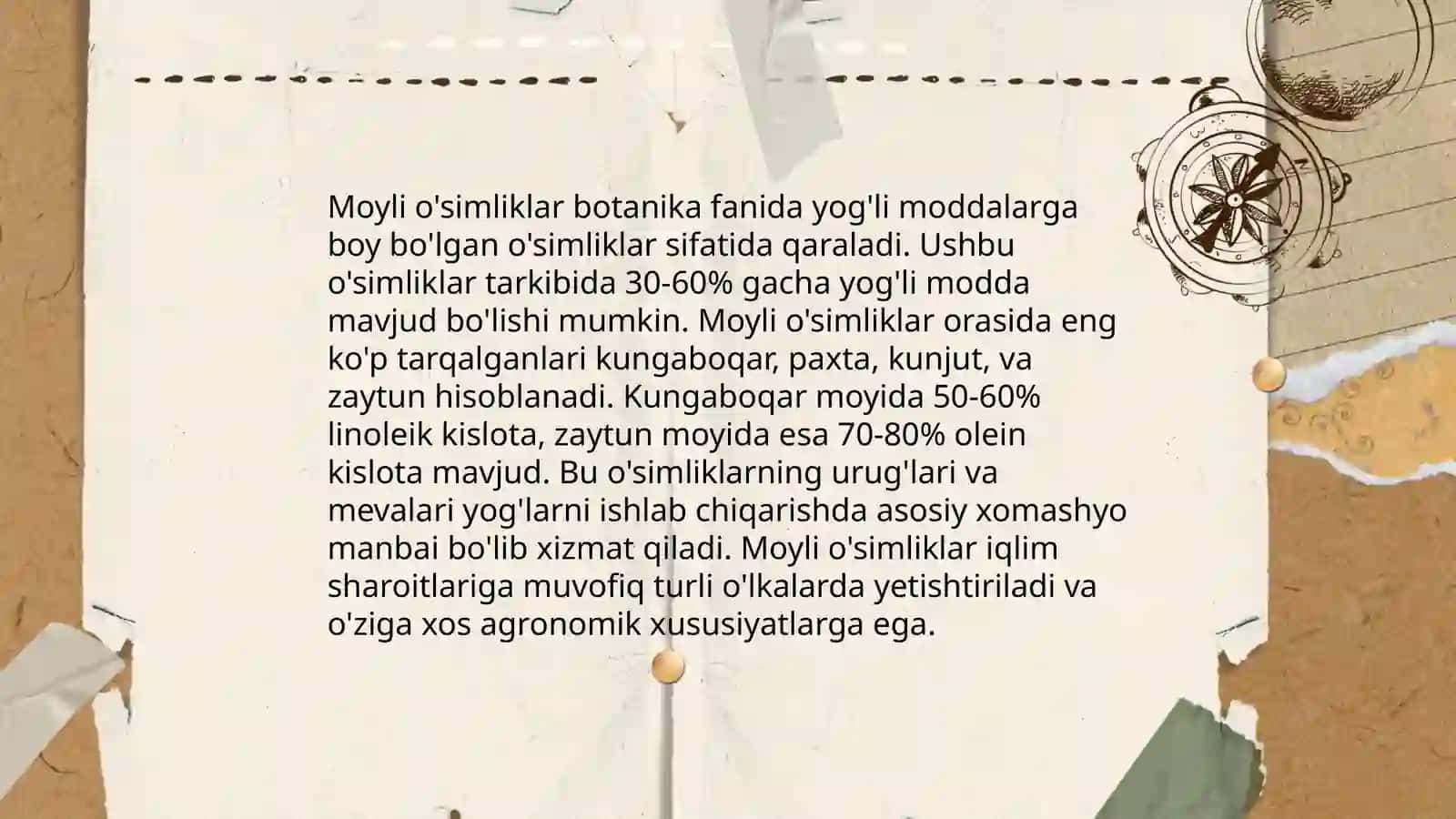 Moyli o'simliklarning tavsifi 3