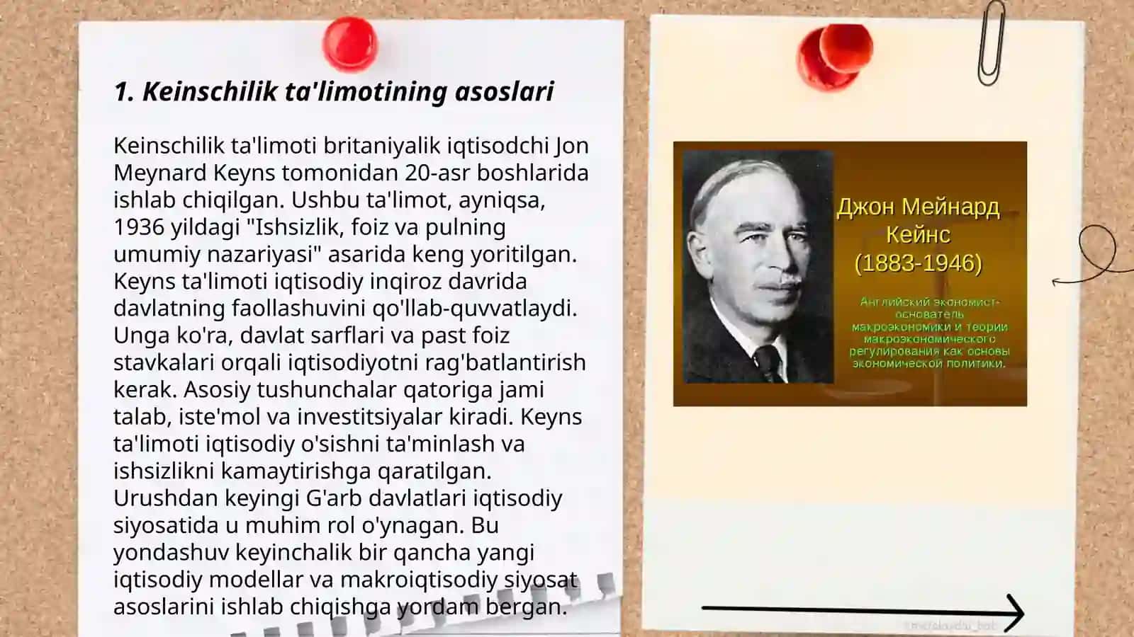 Keinschilik ta'limoti 3