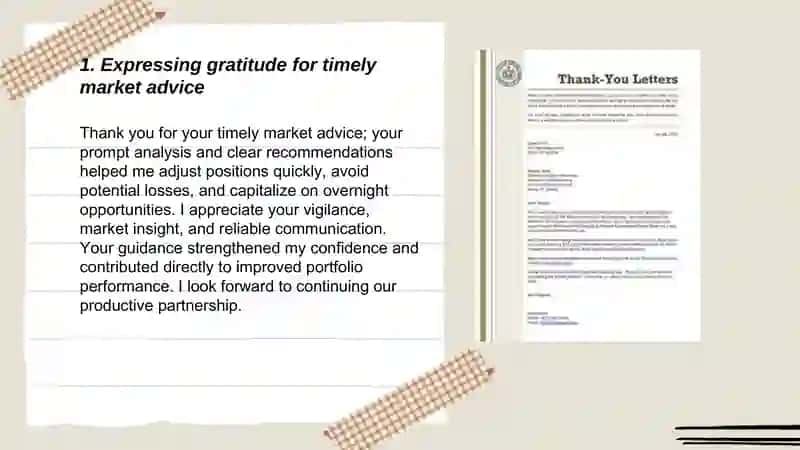Thanks letter to your broker 3