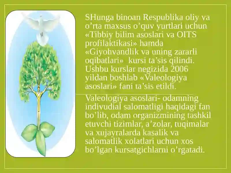 Valeologiya asoslari fanining tarixi 3