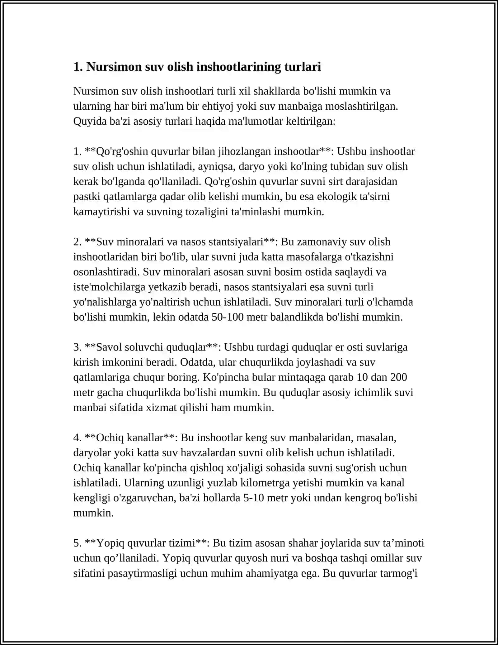 NURSIMON SUV OLISH INSHOOTLARI 3