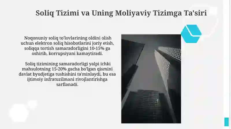 Moliya Tizimi va Soliq va Bank 3