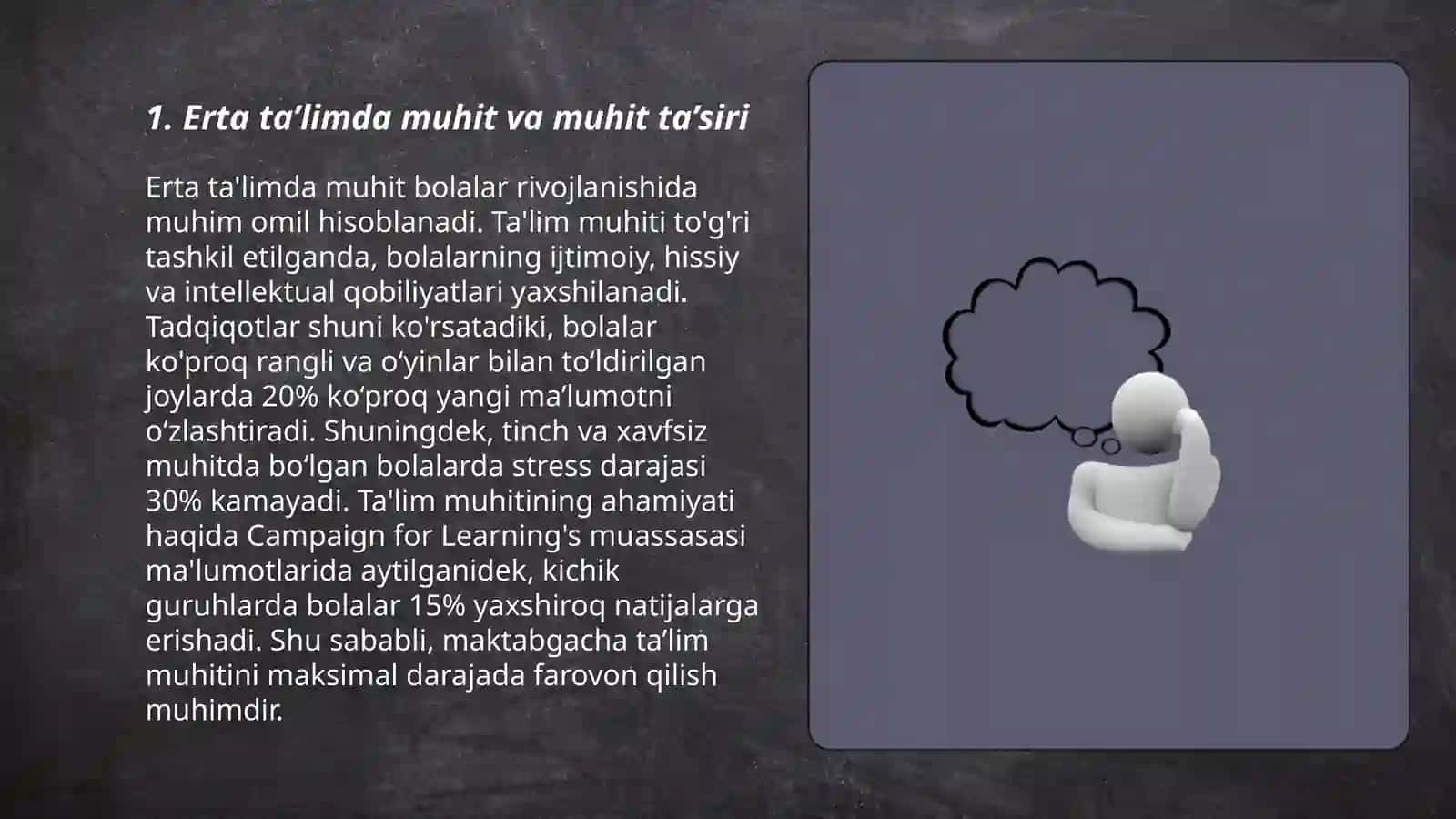 Erta taʼlimda muhit va muhit ta’siri 3