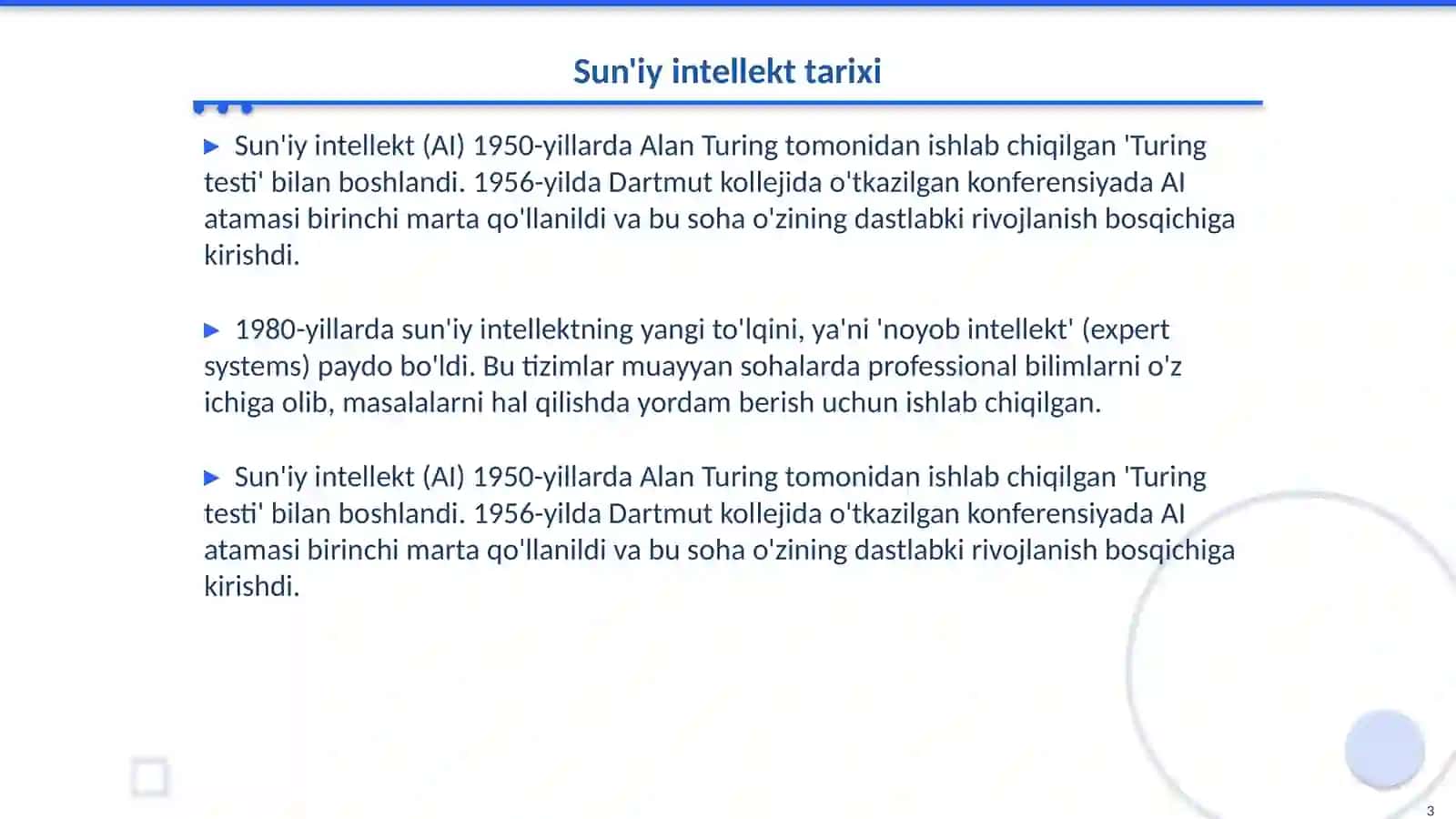 Sun'iy intellekt va Kelajak 3