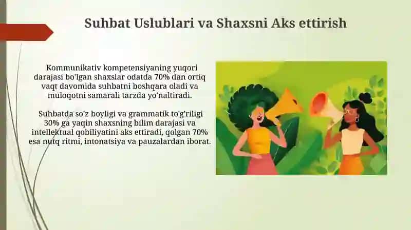 Muloqot va xarakter 3