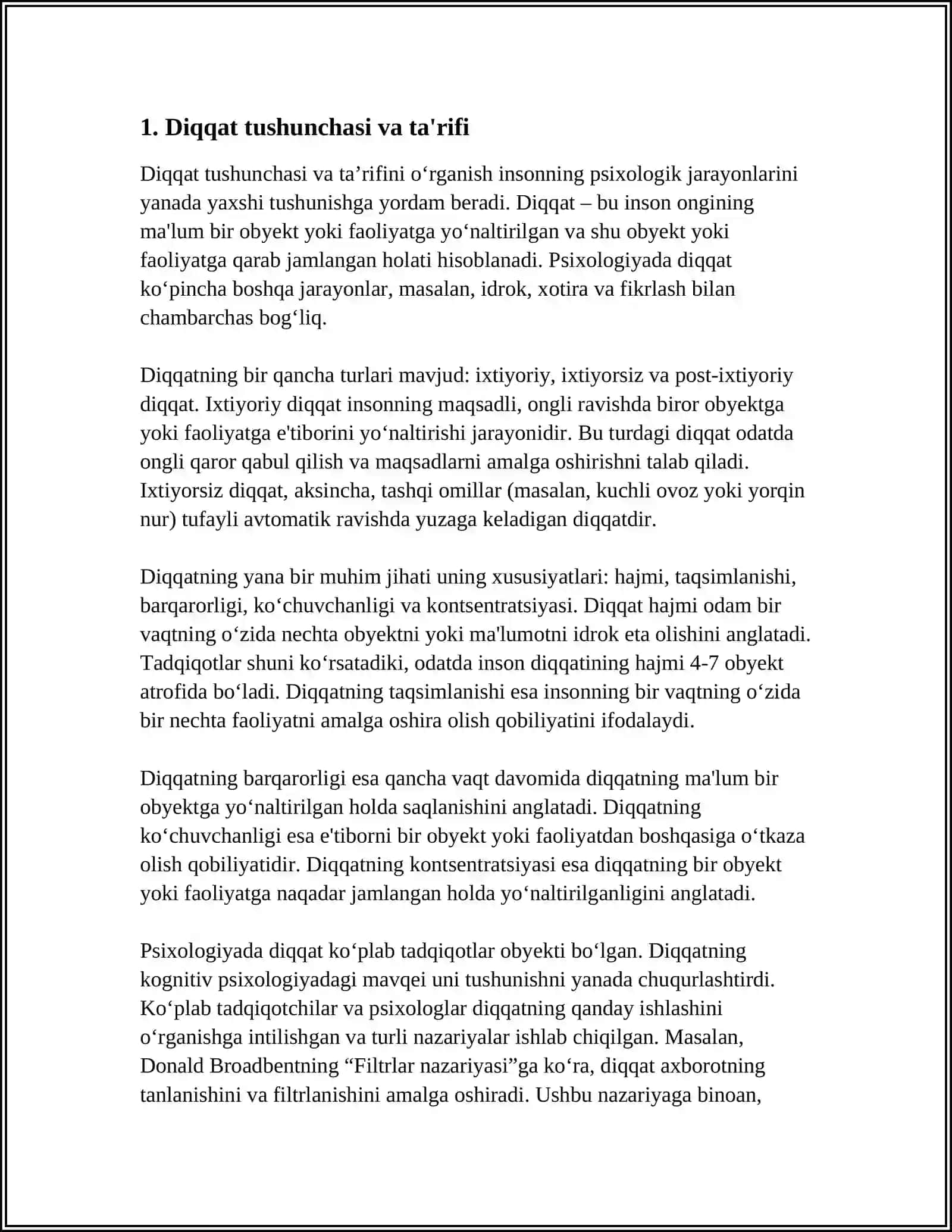 DIQQAT HAQIDA TUSHUNCHA 3