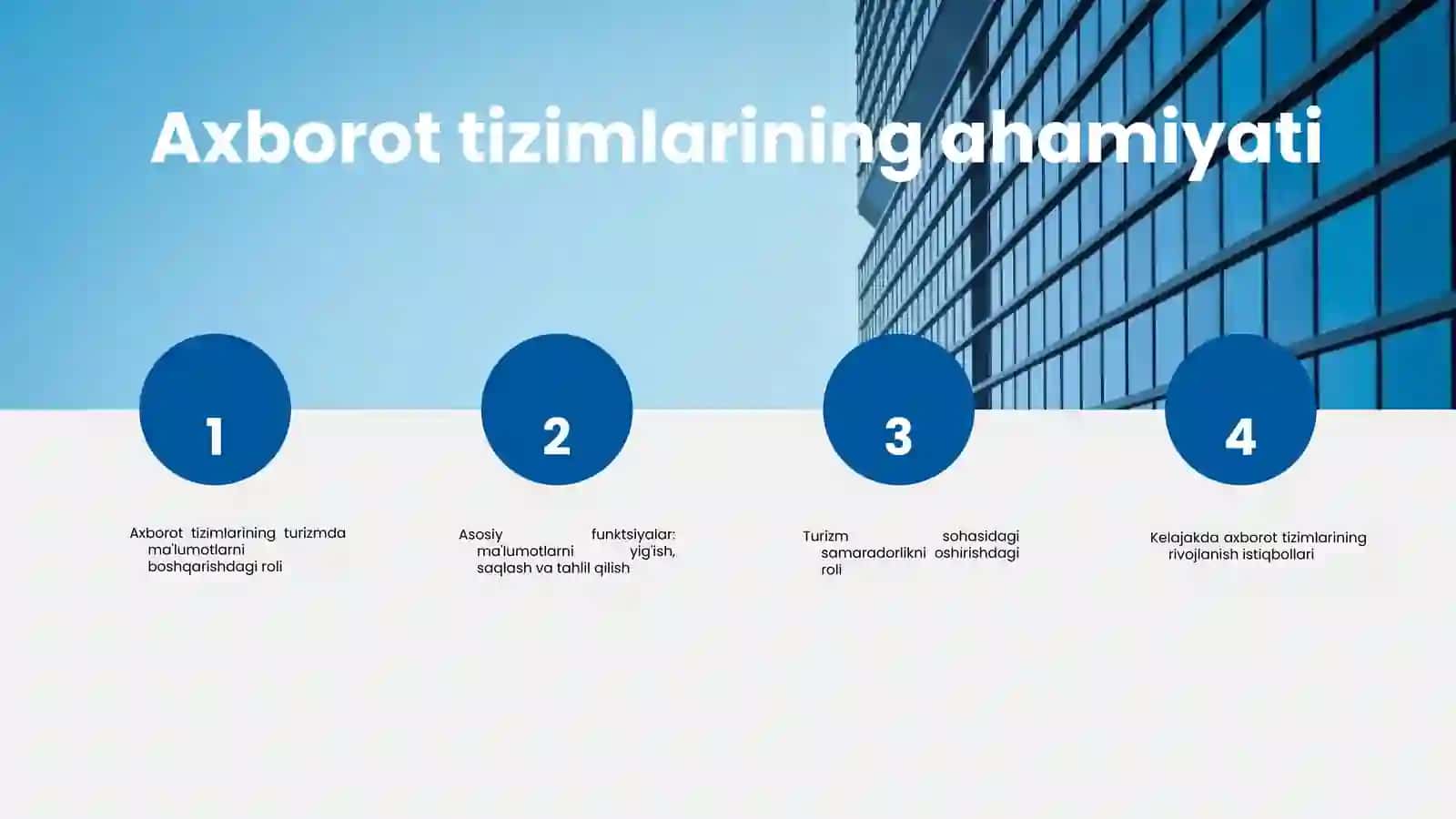 Axborot tizimlari turizmda 3