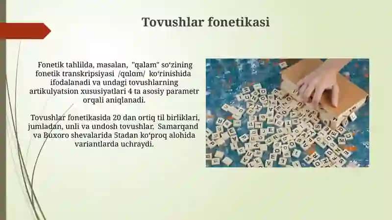Tovushlar fonetikasi 3