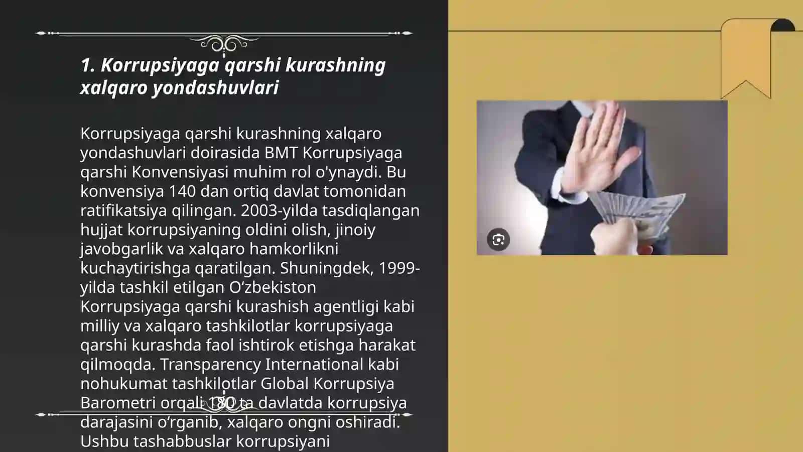 Korrupsiyaga qarashi kurashning jahon tajribasi 3