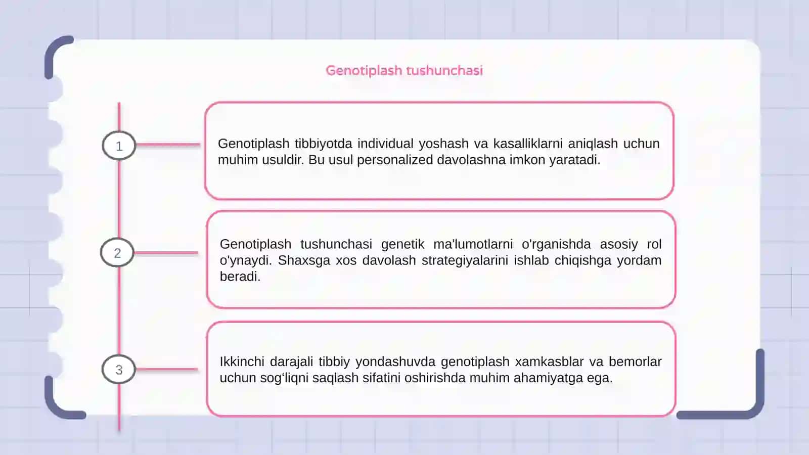 Genotiplash tibbiyotni personallashtirishdagi ahamiyati 3