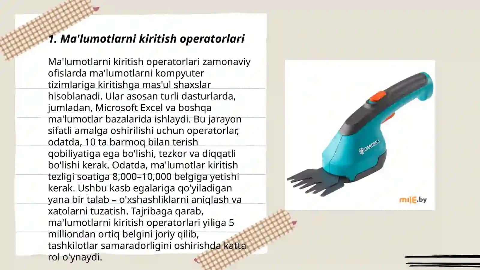 Ma’lumotlarni kiritish operatorlari 3