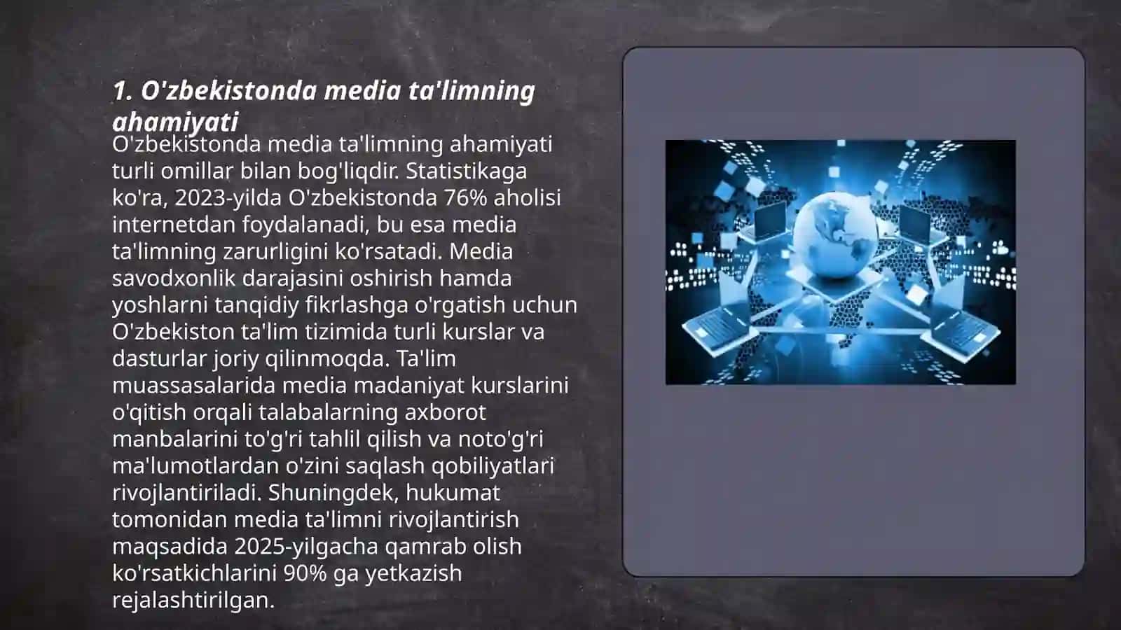O'zbekistonda media ta'limning ahamiyati 3