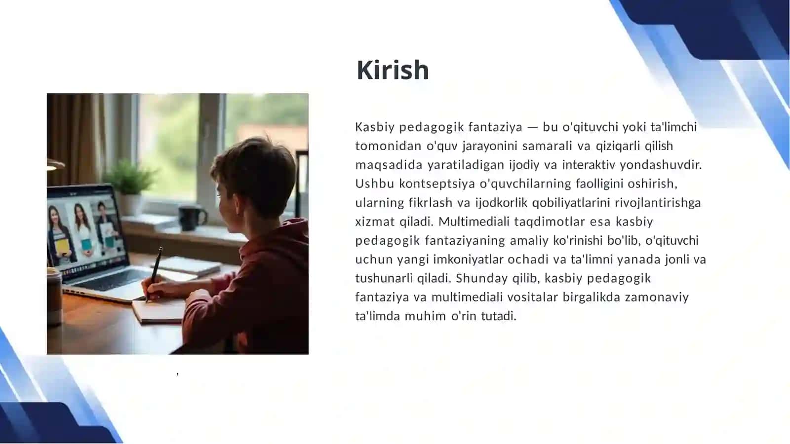 Kasbiy pedagogik fantaziya 3