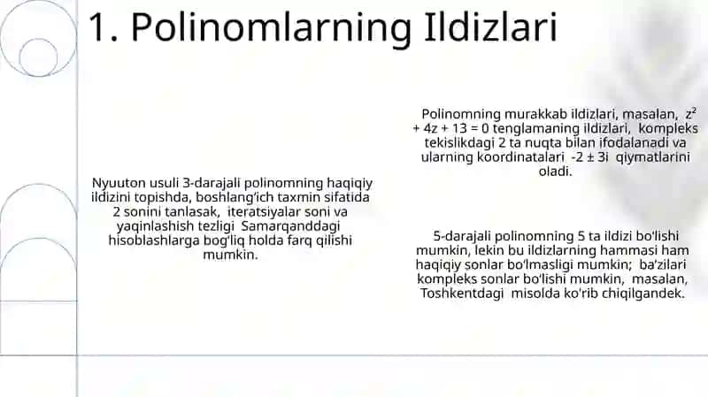 Karrali ildizlar uchun Nyuton metodi 3