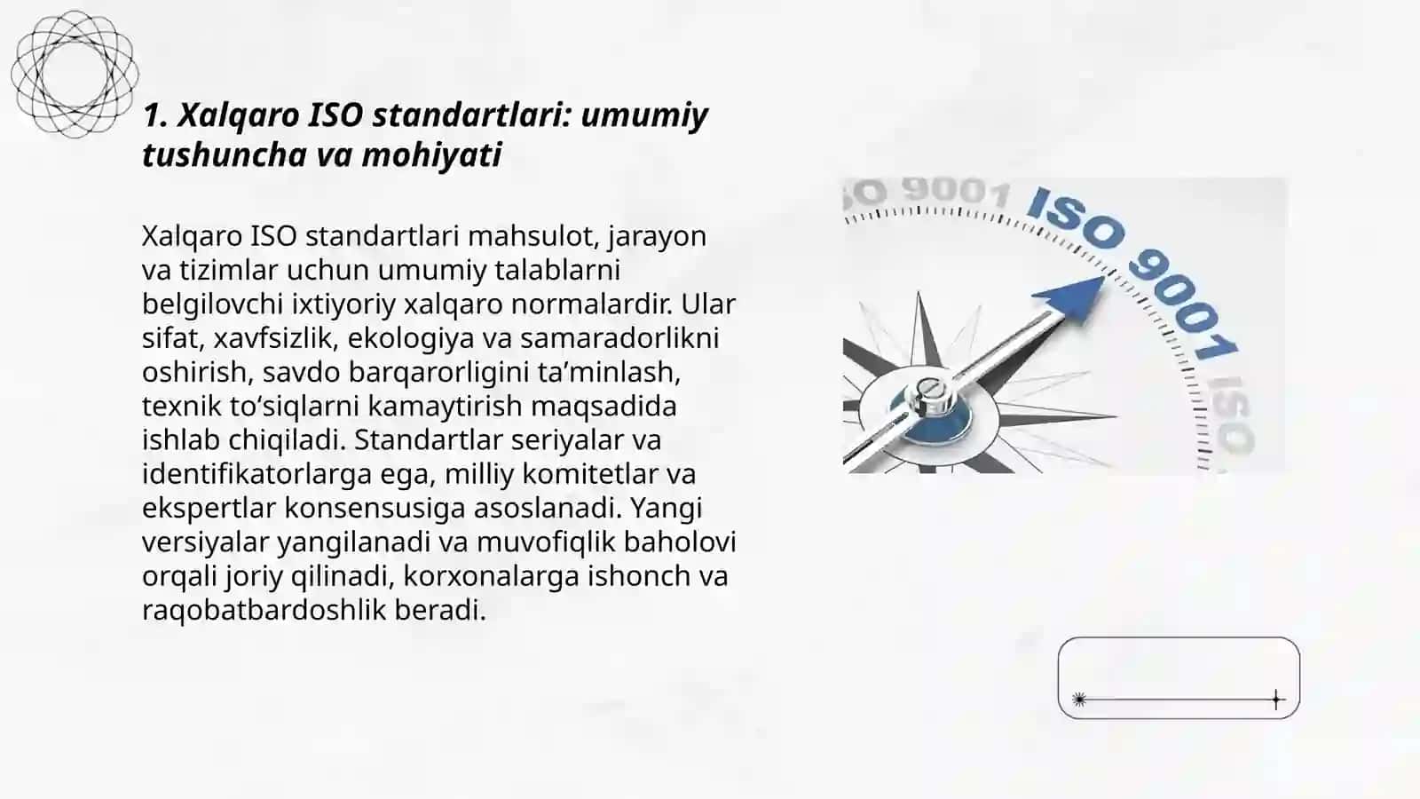 Xalqaro ISO standartlari haqida ma'lumot 3