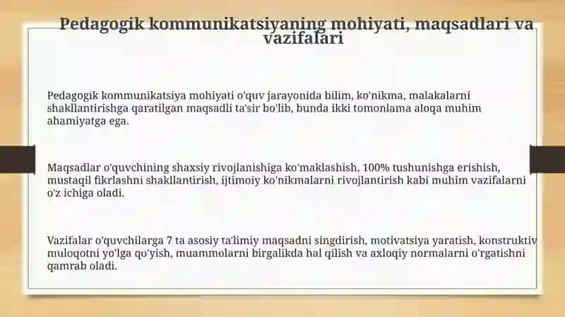 Pedagogik muloqotniuziga hosxusiyatlariva funksiyalari 3