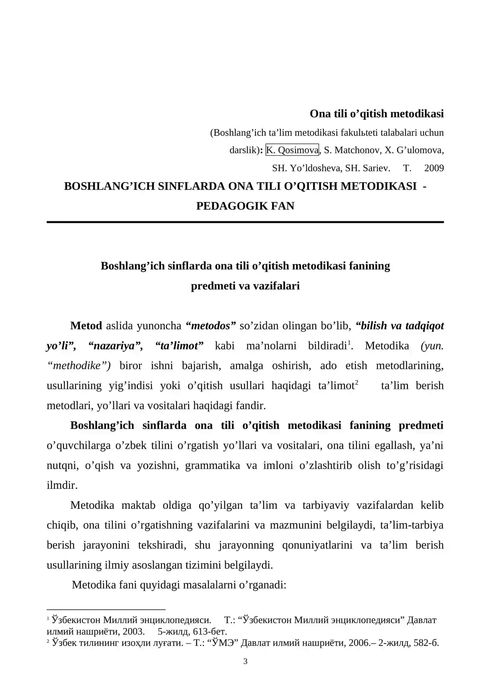 ONA TILI O’QITISH METODIKASI 3