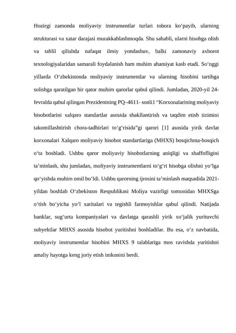 Moliyaviy instrumentlar 3