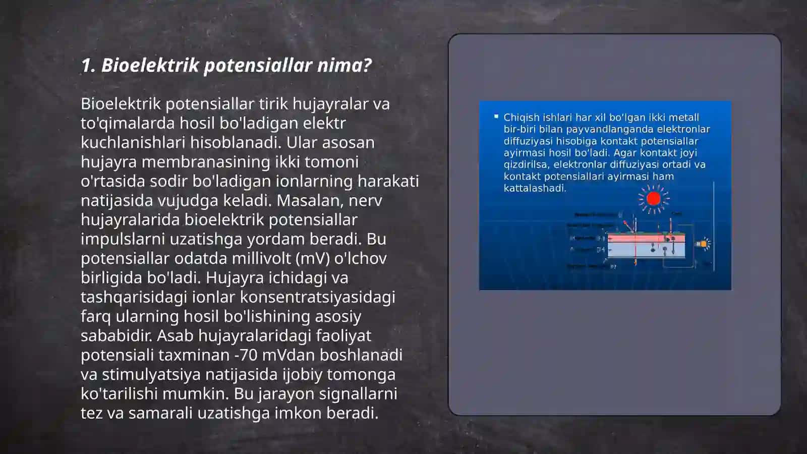 Bioelektrik potensiallar 3