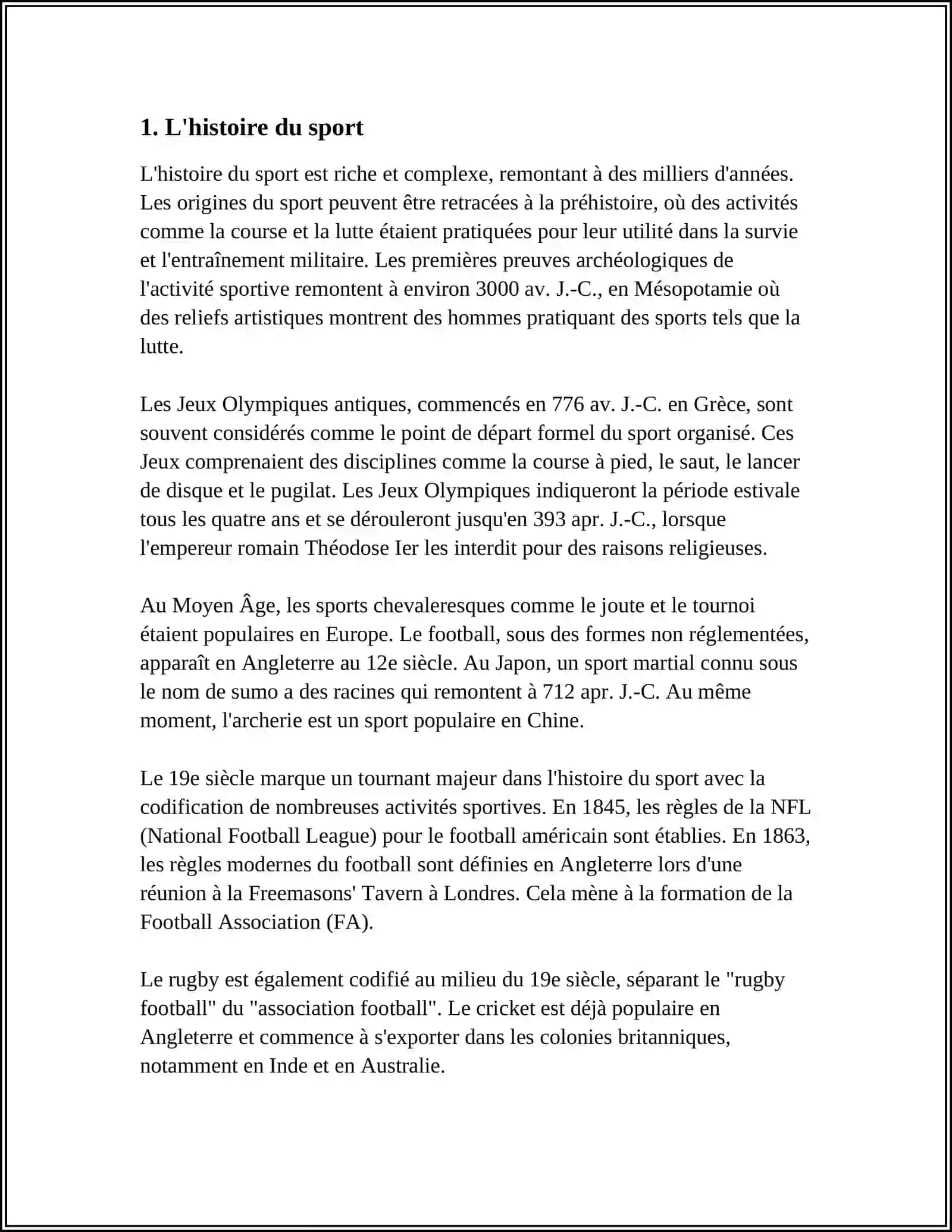 REFERAT "LE SPORT" 3