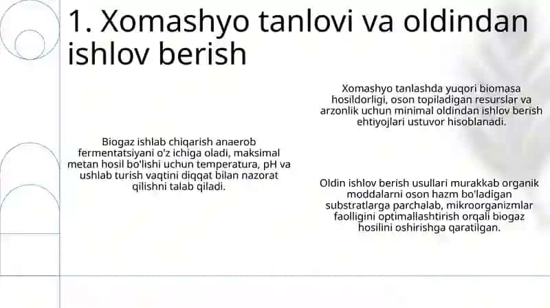 Biogaz ishlab chiqarish 3