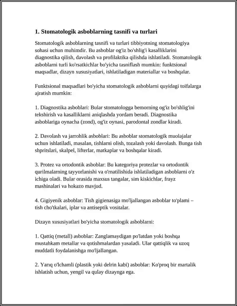 STOMATOLOGIK ASBOBLAR 3