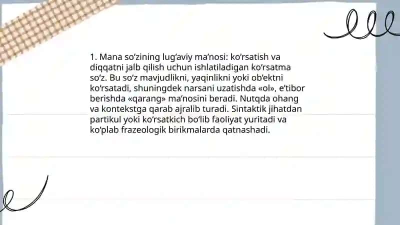 Ko‘rsatma So‘zi 3
