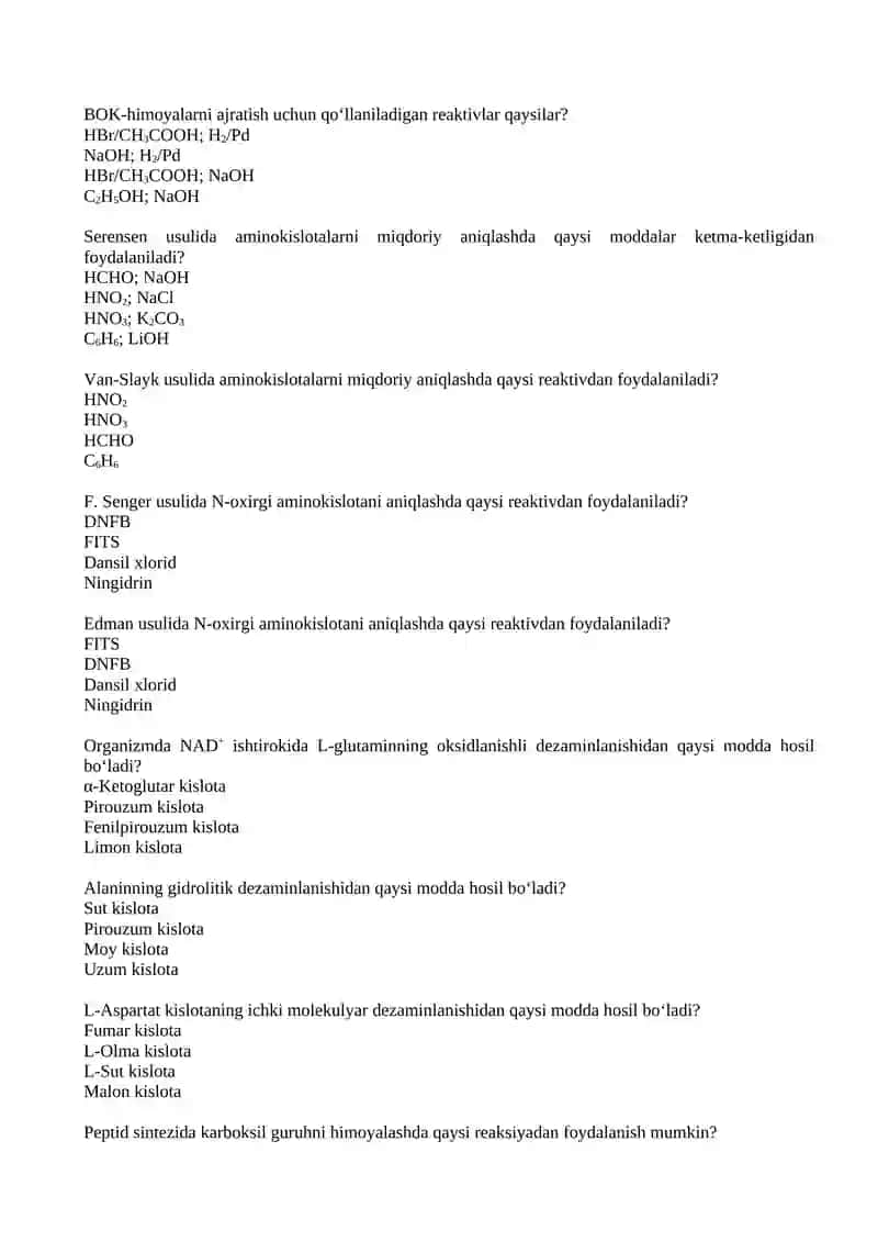 BIOORGANIK KIMYO 3
