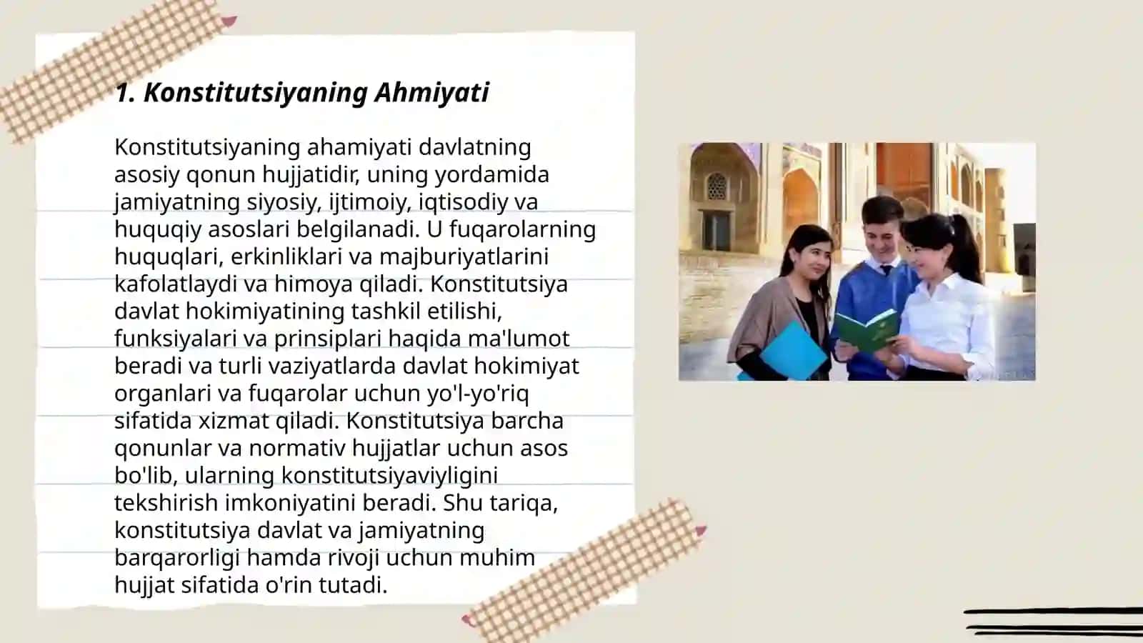 Konstitutsiyaning Ahmiyati 3