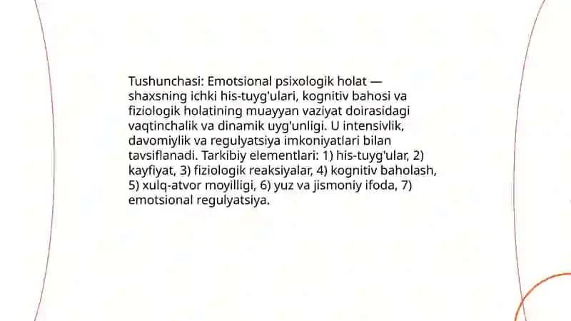Emotsional psixologik holat 3