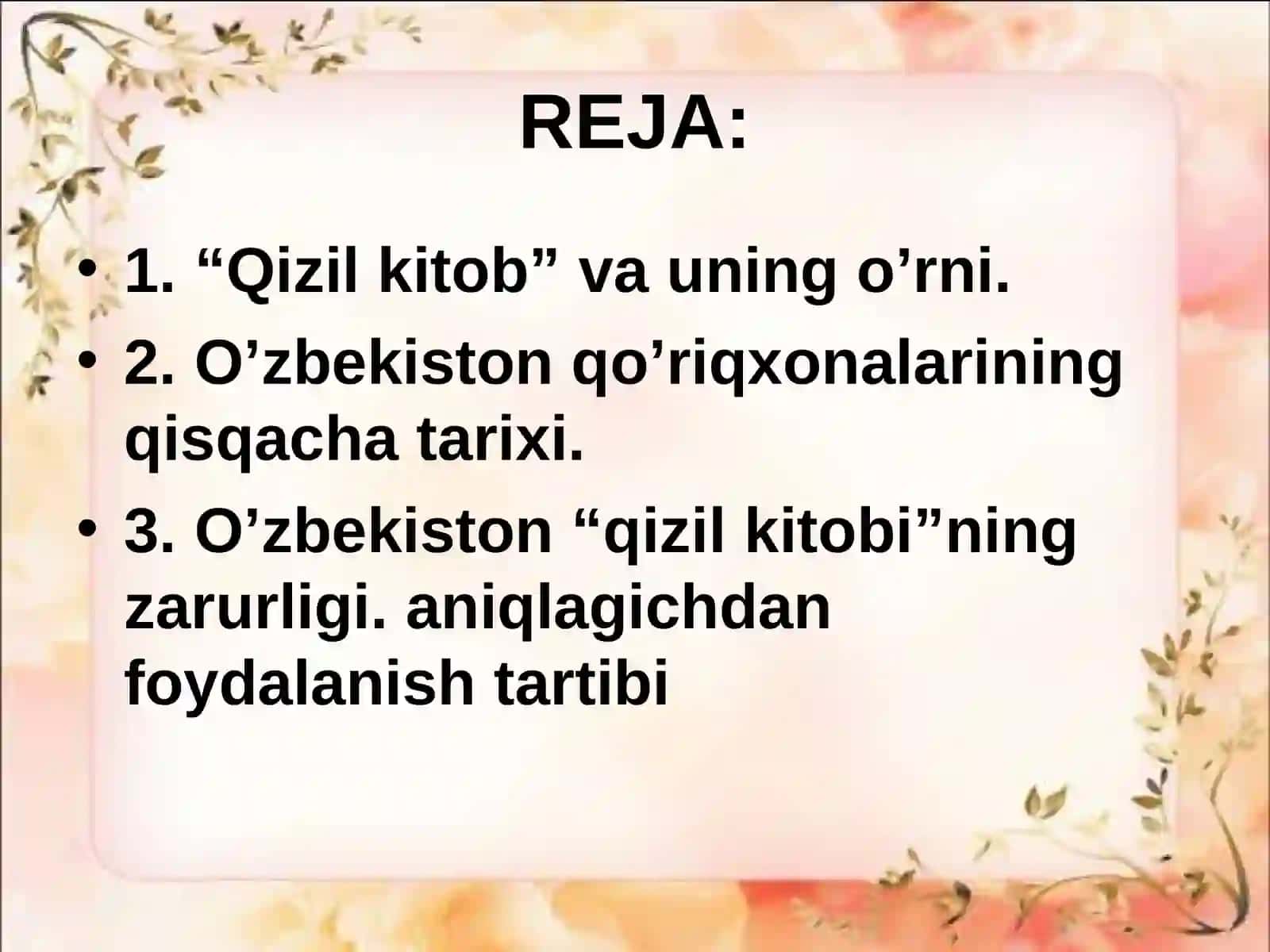 Qizil Kitob 3