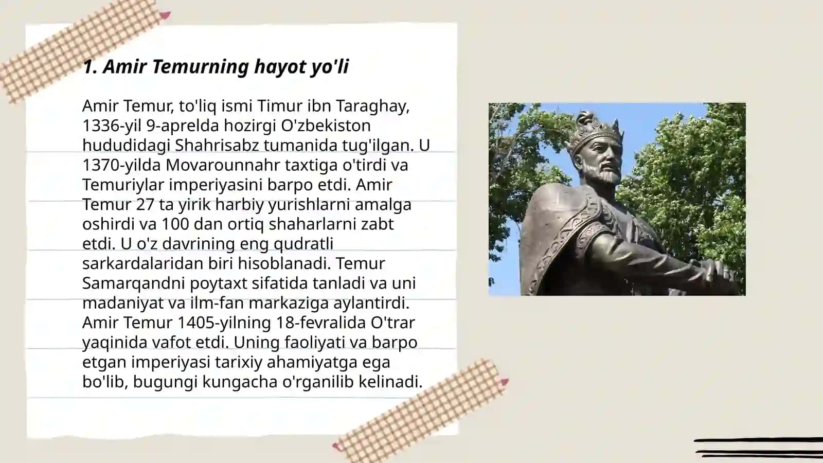 Amir Temur buyuk davlat arbobi 3