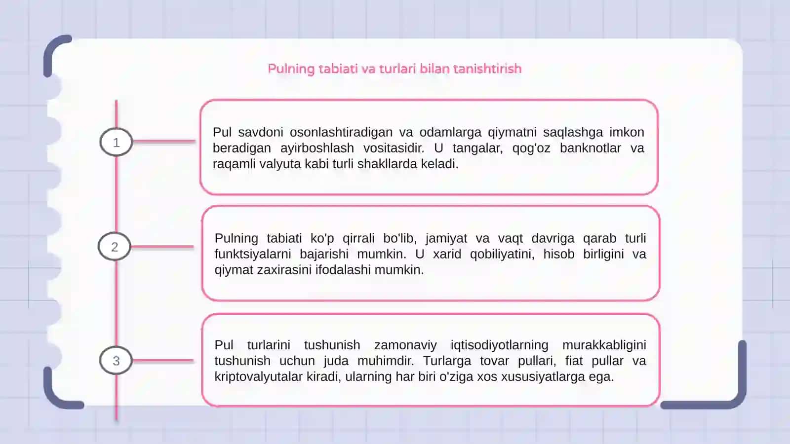 Pulning xususiyati va turlari 3