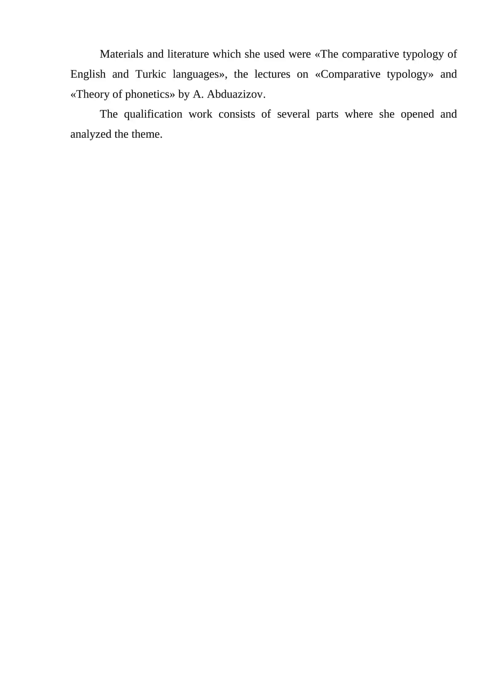 The comparative analysis of the typological categories of gender 3