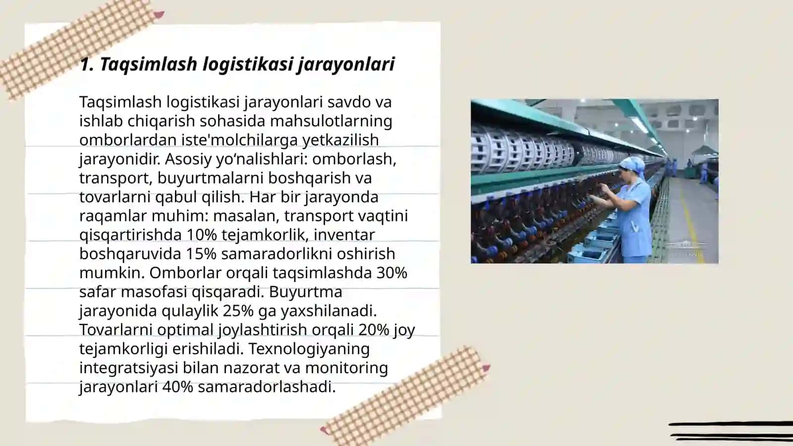 Taqsimlash logistikasi 3