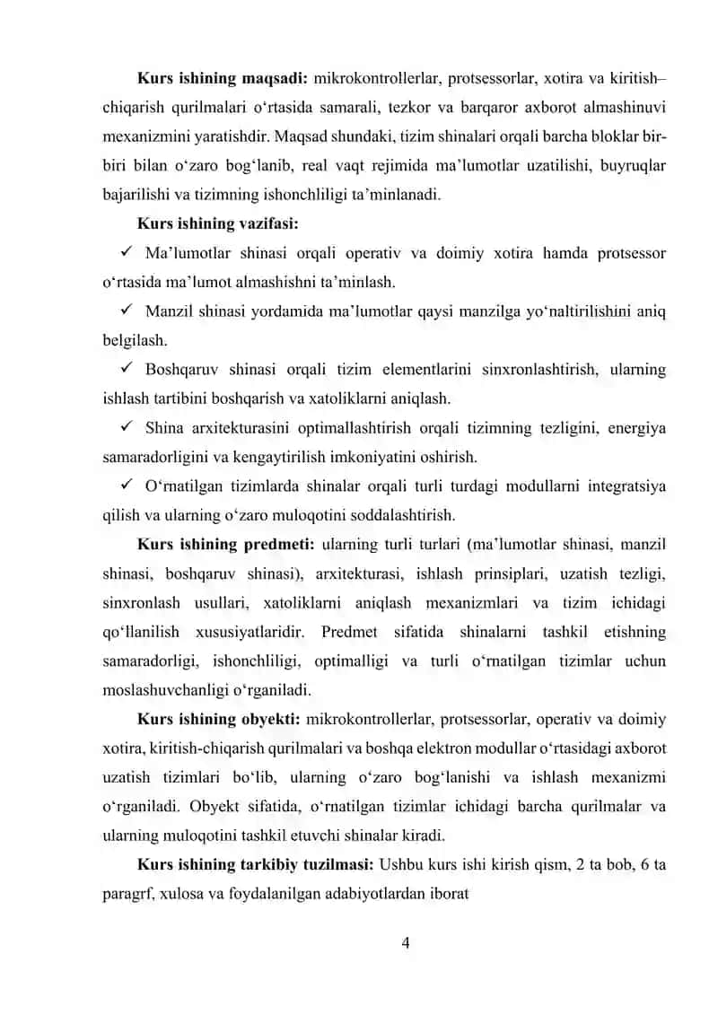 O‘RNATILGAN TIZIMLARDA SHINALARNI TASHKIL ETILISHI 3