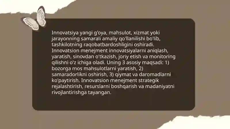 Innovatsion menejmentning asoslari 3