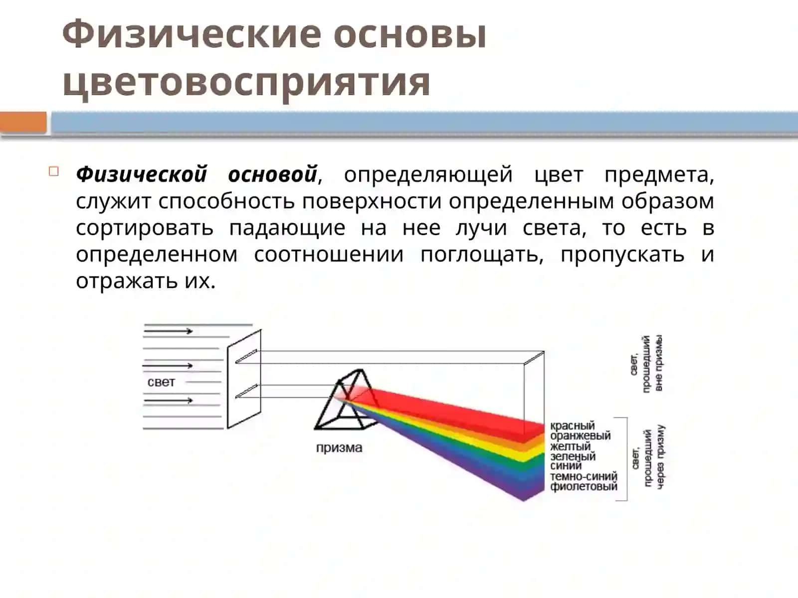 Теория цвета. Особенности восприятия 3