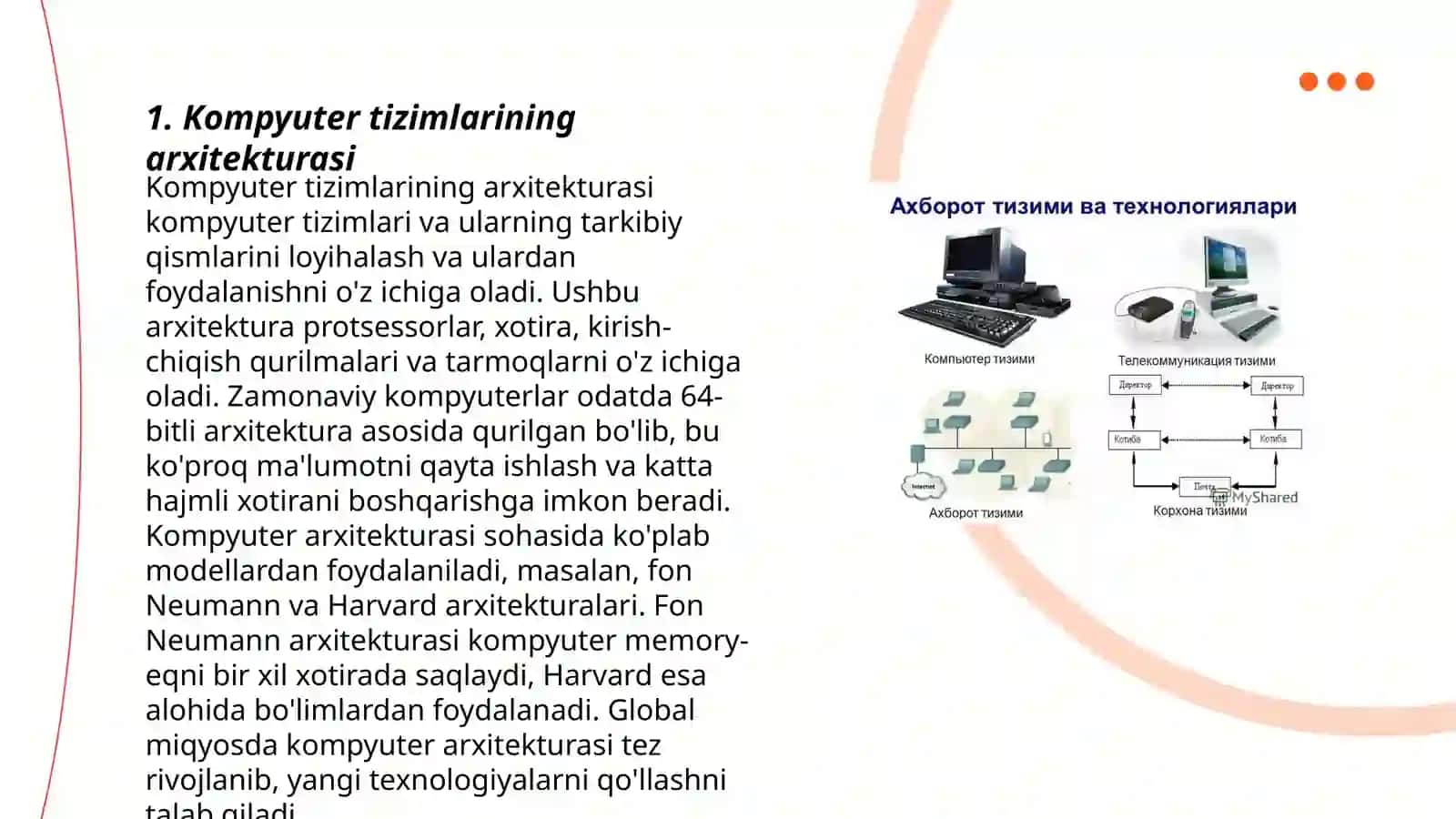 Kompyuter tizimlari 3