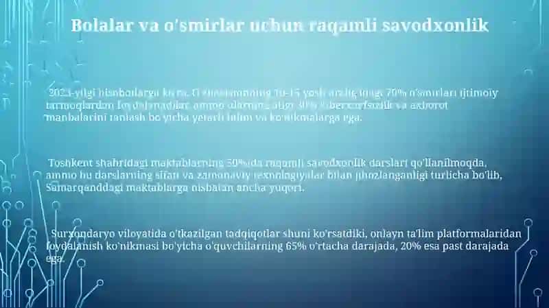 Raqamli Savodxonlikning Zamonaviy Dunyoda Ahamiyati 3