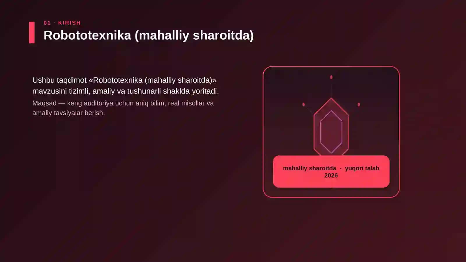 Robototexnika (mahalliy sharoitda) 3