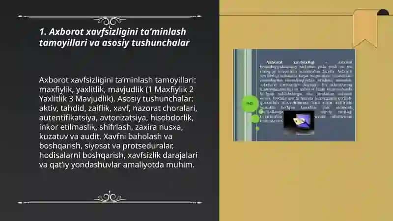 Axborot xavfsizligini taʼminlash 3