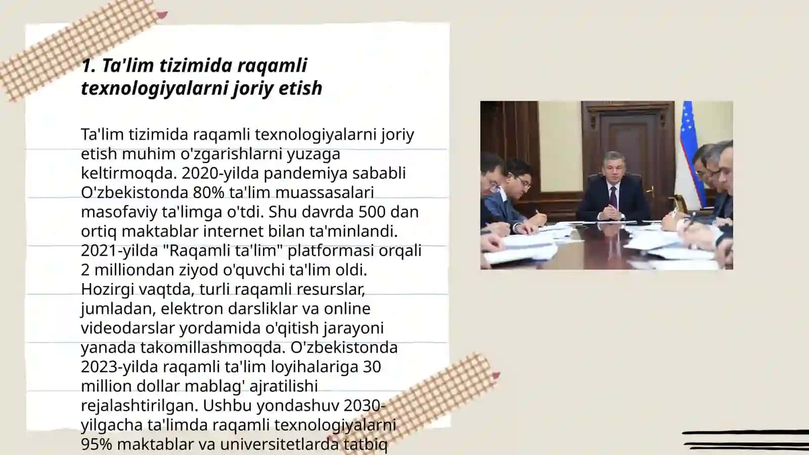 Ta'lim sohasidagi islohotlar 3