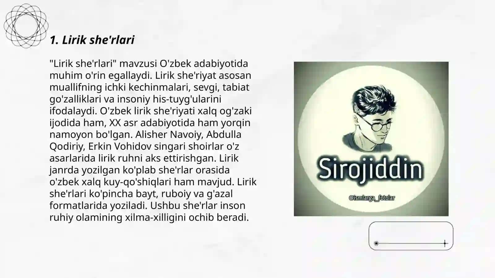 Sirojiddin Sayyid she'riyati 3