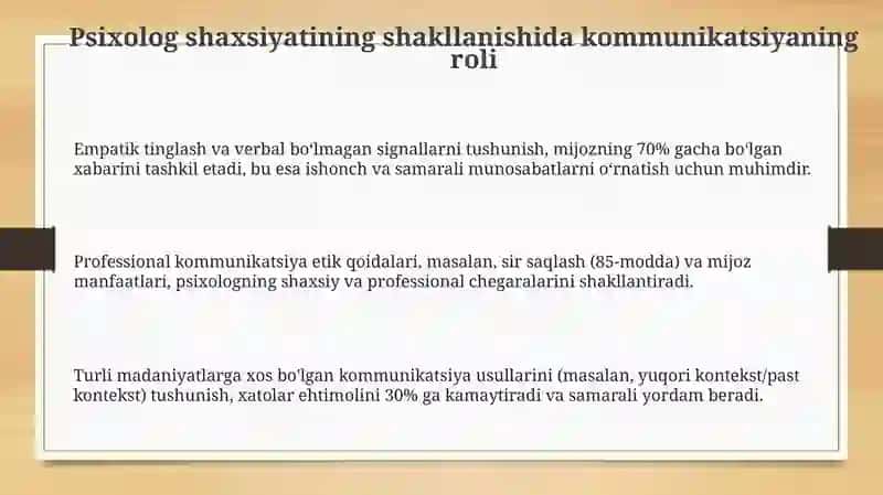 Muloqotning ahamiyati 3