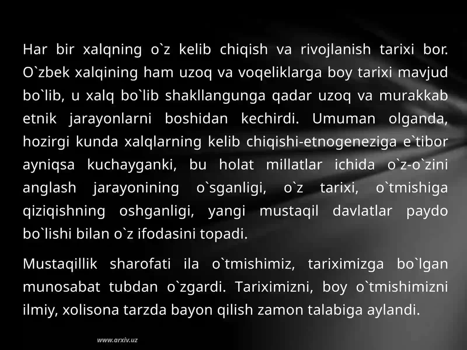 XIII XVasrlardaO`rtaOsiyoetniktarkibi 3