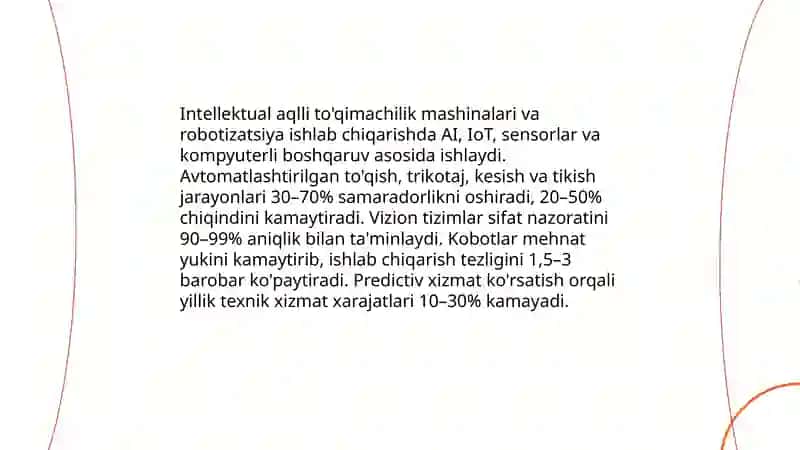 Tòqimachilik sohasida ilgʻor texnologiyalar 3