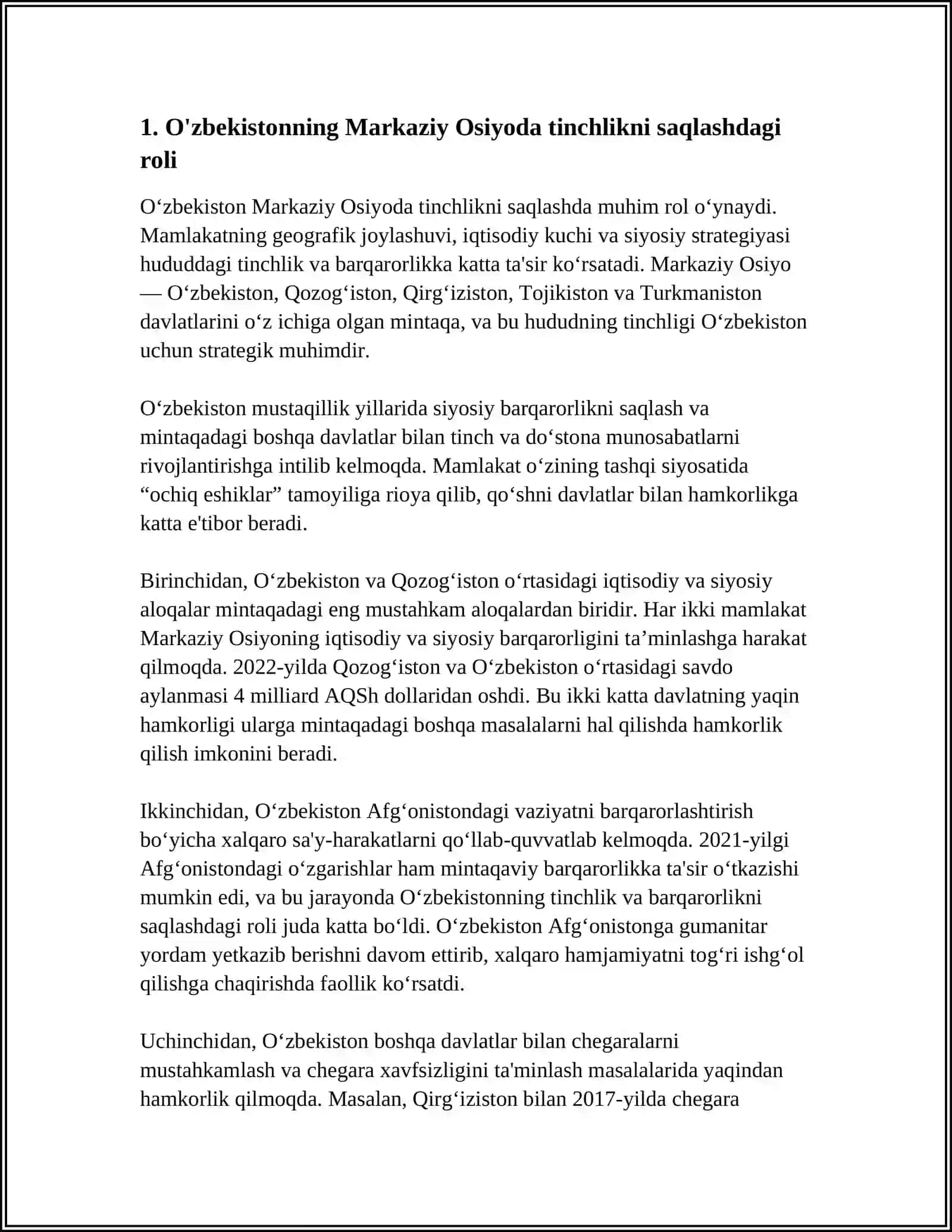 O'ZBEKISTON RESPUBLIKASI OLIY TA’LIM FAN VA INNOVATSIYA VAZIRLIGI 3