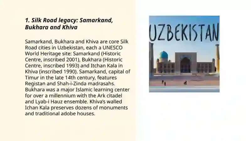 Interesting facts about Uzbekistan 3